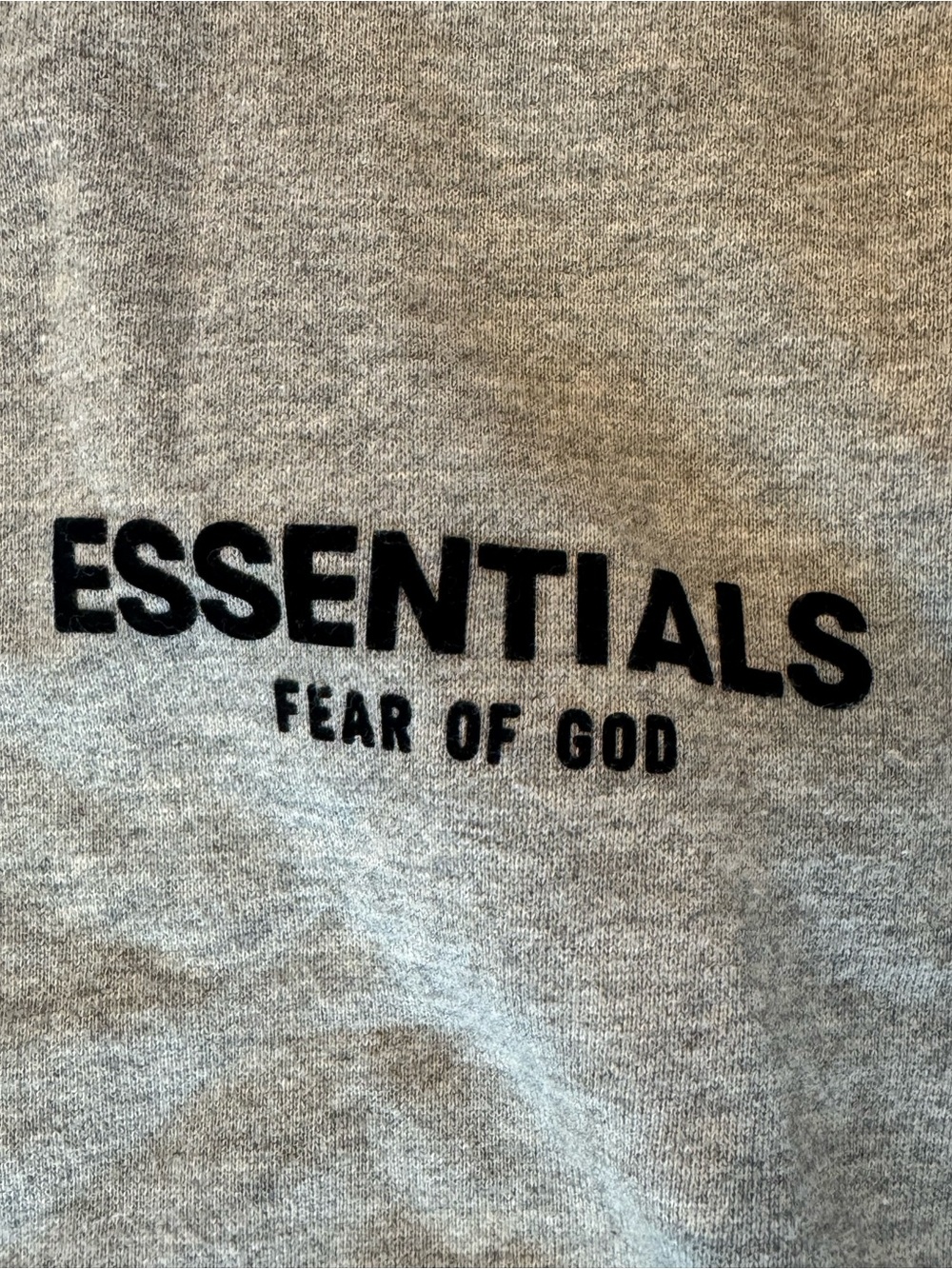 Fear of God Grey Pullover Hoodie with Small Chest Logo | Small (fits like M) - Picture 3 of 8